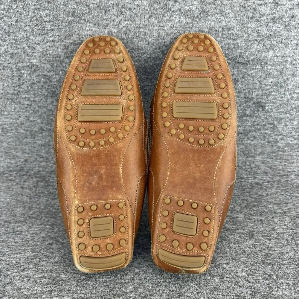 ✅Ralph Lauren Collection Stirrup Buckle Accent Driving Loafers Women’s Size 8.5B - Picture 3 of 11